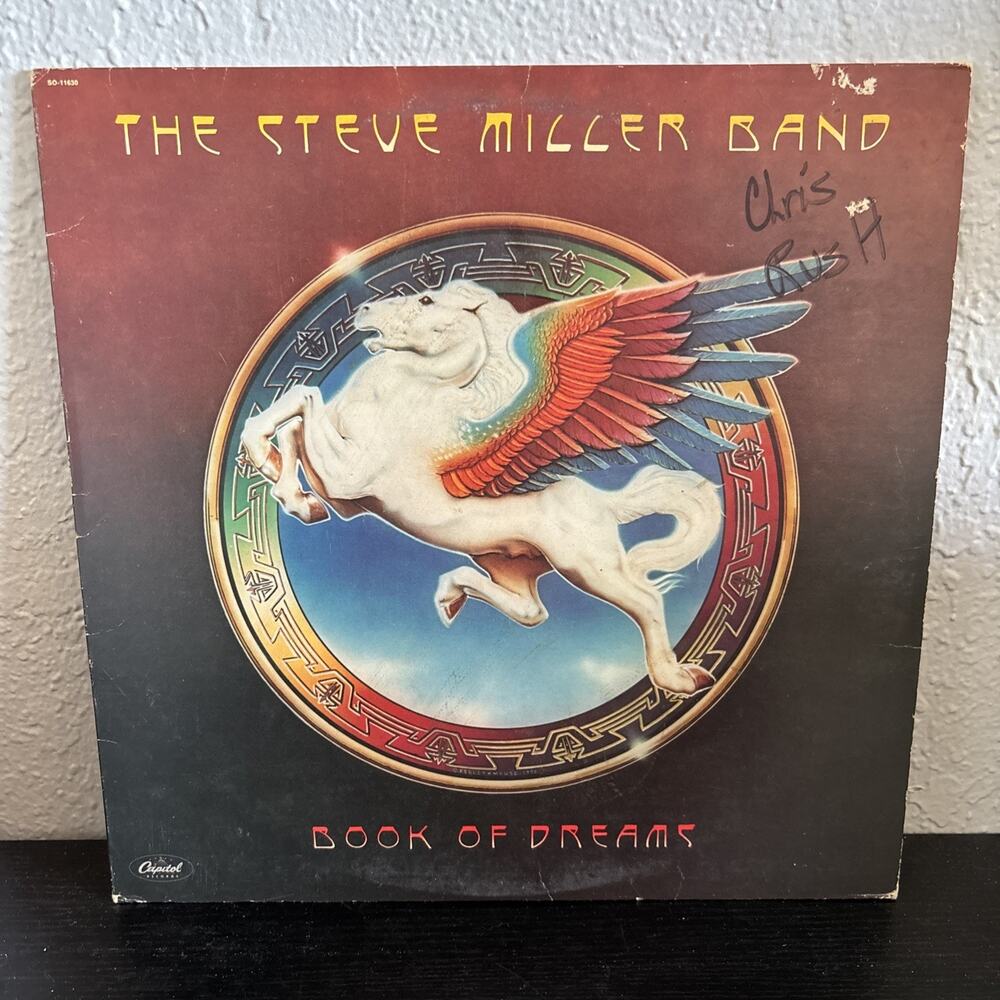 The Steve Miller Band Book of Dreams LP Vinyl 12" Black Capitol Rock SO-11630